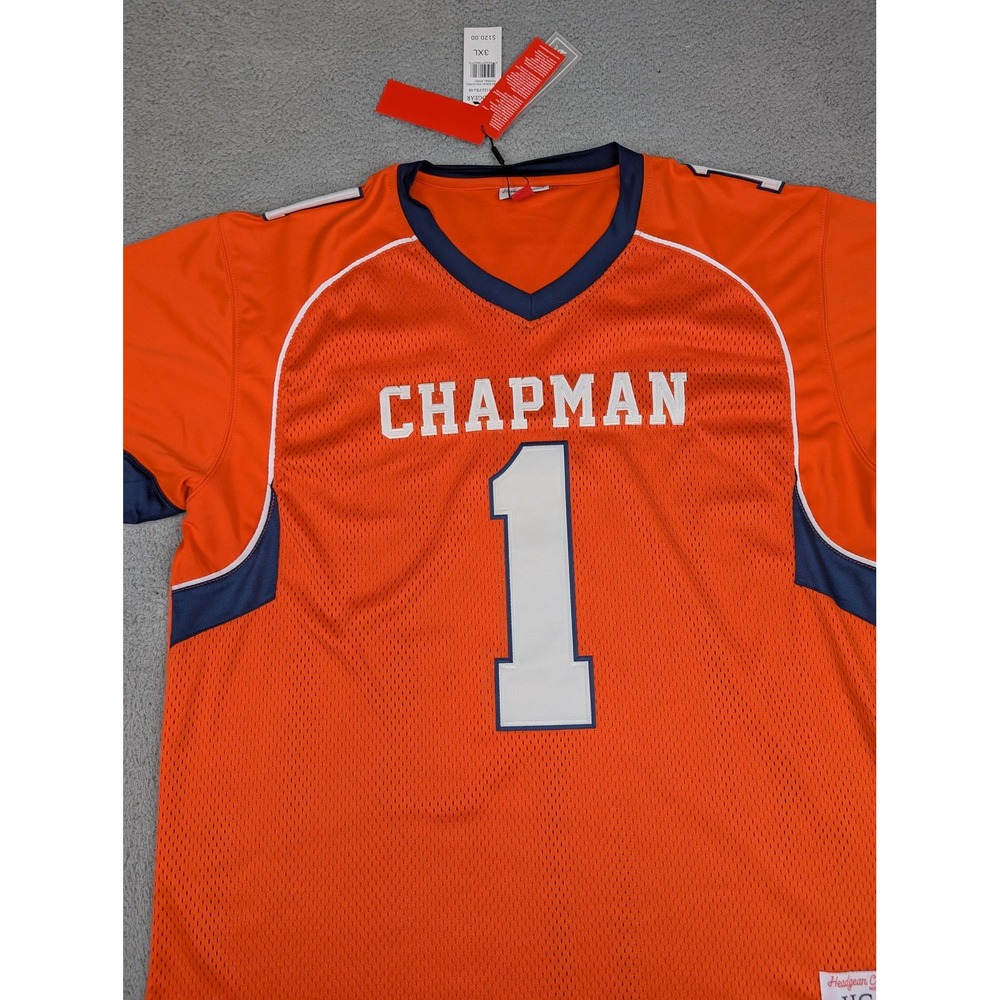 Chapman High School Jersey Mens 3XL Orange Deebo Samuel Football Headgear New - Picture 2 of 16